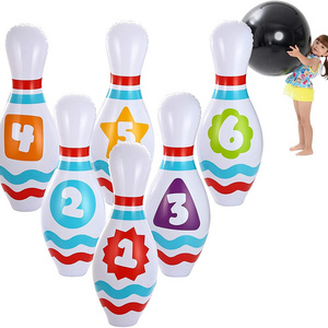 Large Inflatable Bowling Set for Kids and Adults Get-Together Party Game Day Events Indoor and Outdoor Birthday Parties