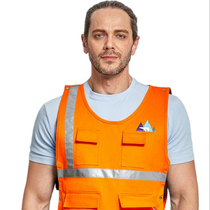 New design reflector jackets orange Luxury safety vest for men and women