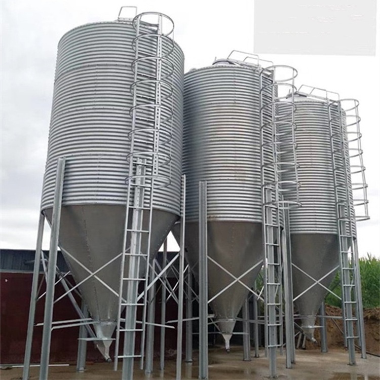 Farm feed tower poultry feed silo small grain silo for sale