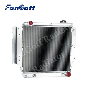 FonGoff 3 Row Aluminum Radiator For Jeep Wrangler YJ TJ Chevy V8 Engine 1987-2006  8101 Radiator