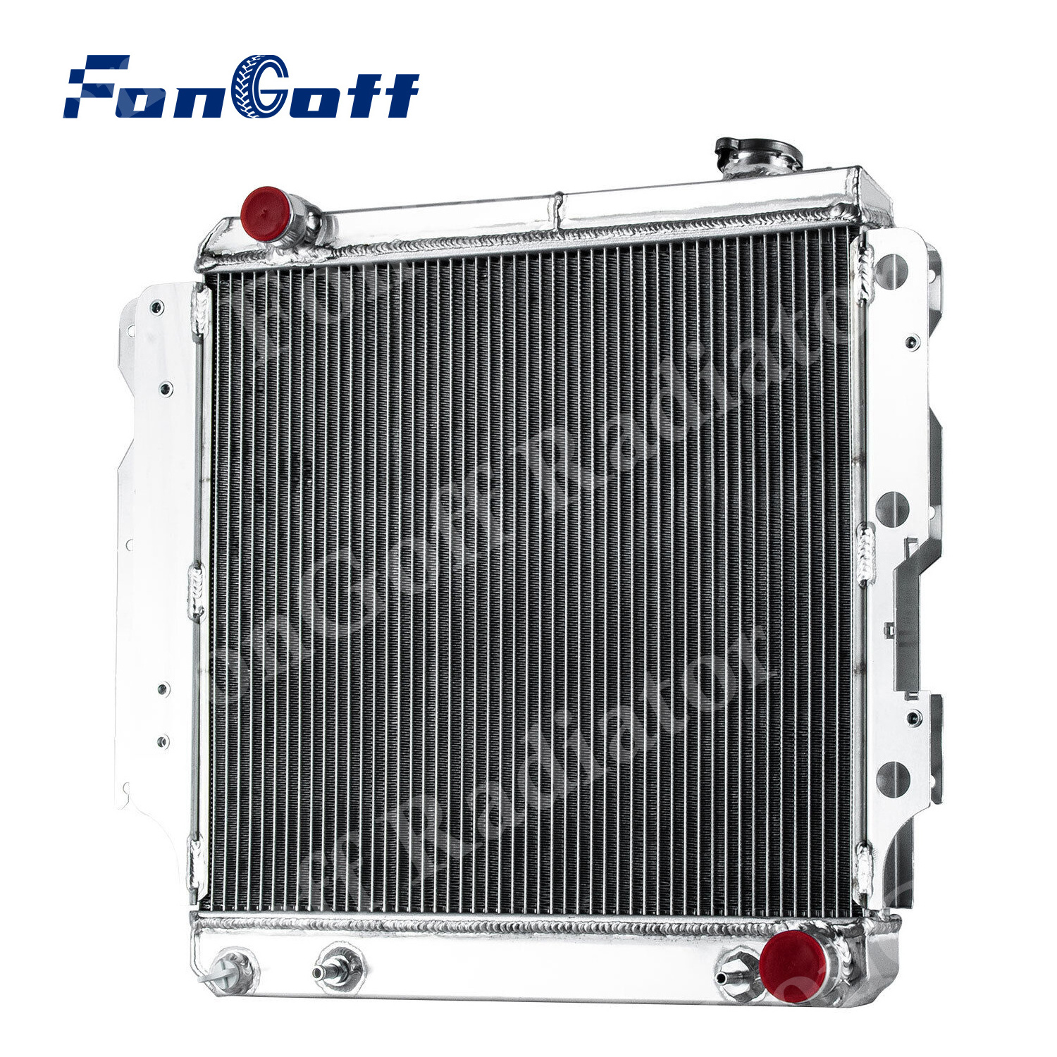 FonGoff 3 Row Aluminum Radiator For Jeep Wrangler YJ TJ Chevy V8 Engine 1987-2006  8101 Radiator