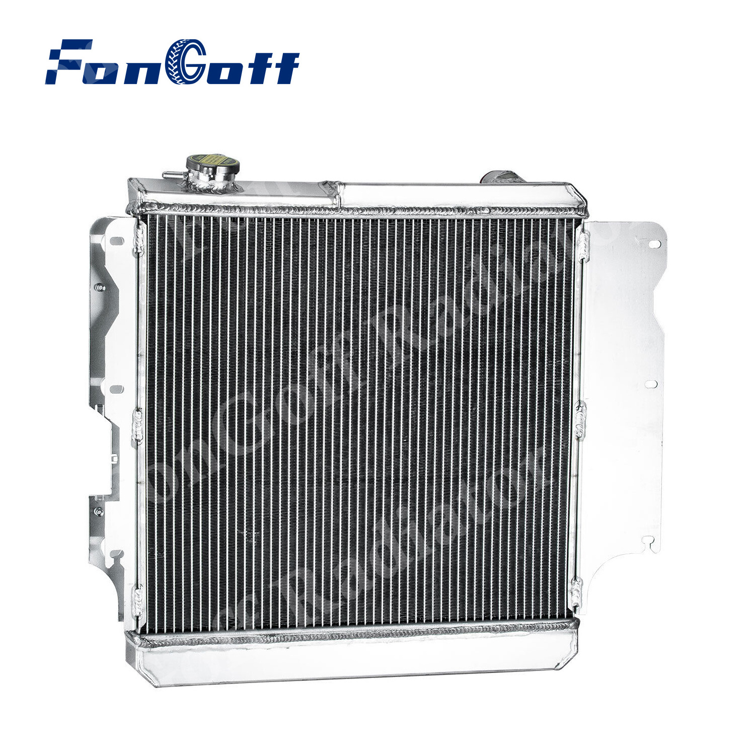 FonGoff 3 Row Aluminum Radiator For Jeep Wrangler YJ TJ Chevy V8 Engine 1987-2006  8101 Radiator