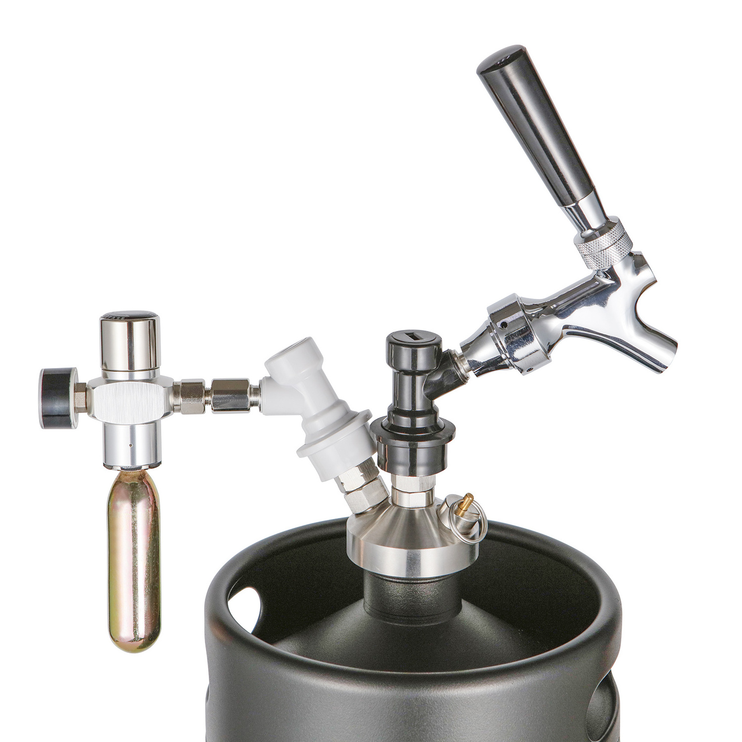 5L mini keg ball lock beer co2 dispenser kit system