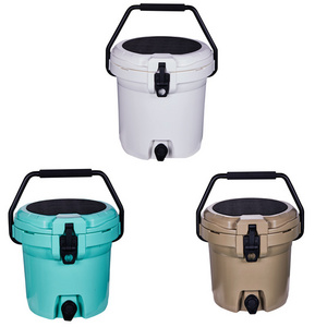 Kuer outdoor commercial small ice chest rotomolded round cooler ice box