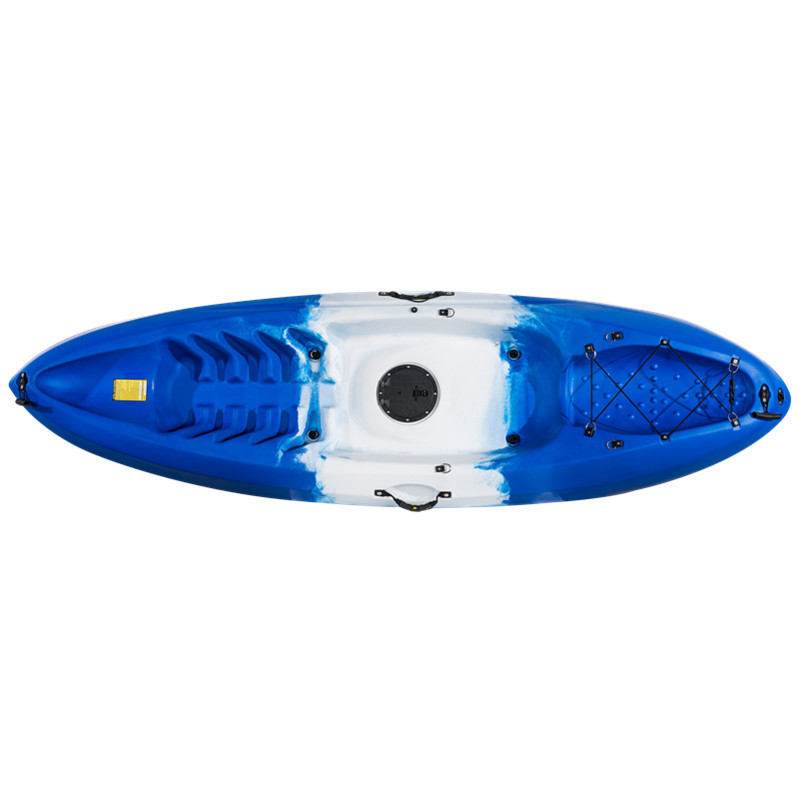 small sit on top surfing kayak of plastic boat