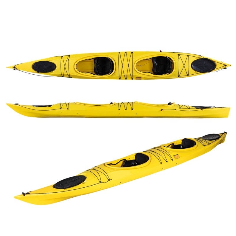 Rapier-II sit-in kayak double 2 person Rotomolded plastic rowing boats