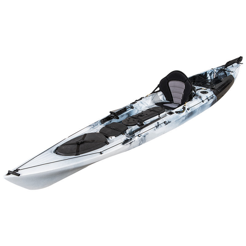 Cheap LLDPE Surfing rowing boat with motor and pedal kayak fishing for sale