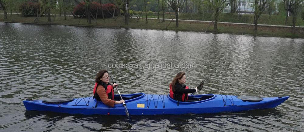 Rapier-II sit-in kayak double 2 person Rotomolded plastic rowing boats