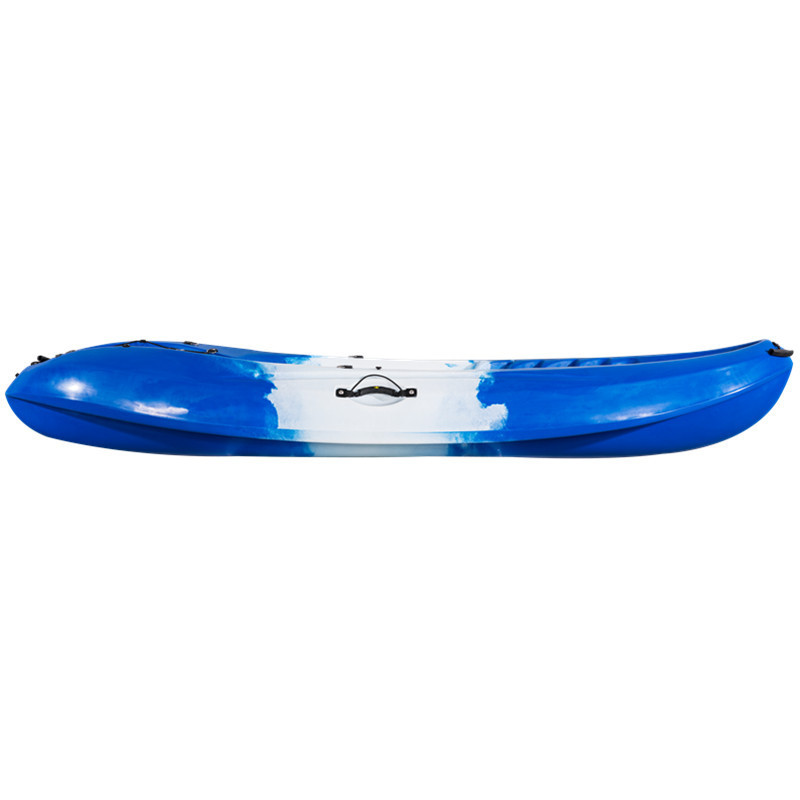 small sit on top surfing kayak of plastic boat