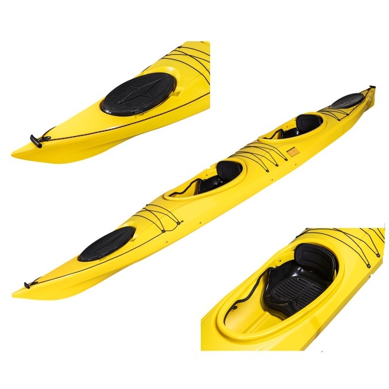 Rapier-II sit-in kayak double 2 person Rotomolded plastic rowing boats