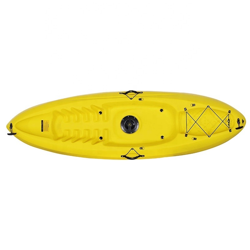 2020 new cool kayak brands banana rotomolded single person sit on top paddle plastic fishing boat kayak