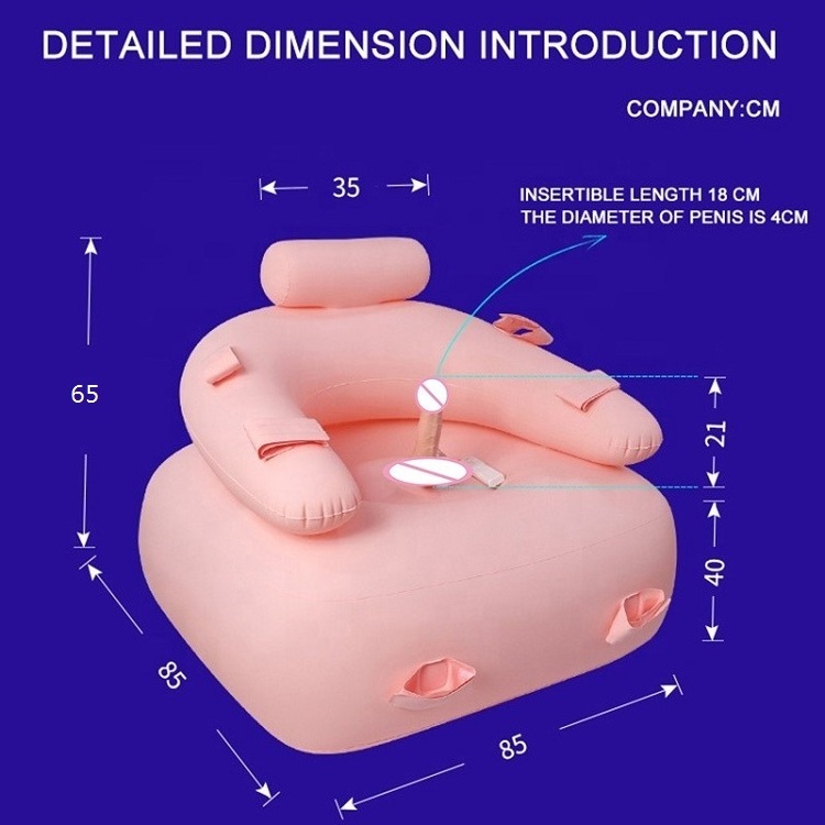 Sex Inflatable Sofa For Couple Erotic BDSM Bondage Masturbation Inflatable aid Chair Sex Toys for woman with vibrating dildo%