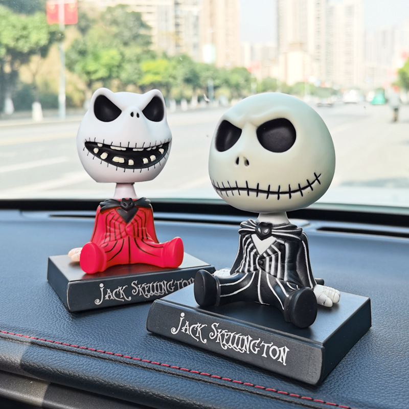 Anime Accessories Ornaments Bobble Heads The Nightmare Before Christmas Jack Figure Toys