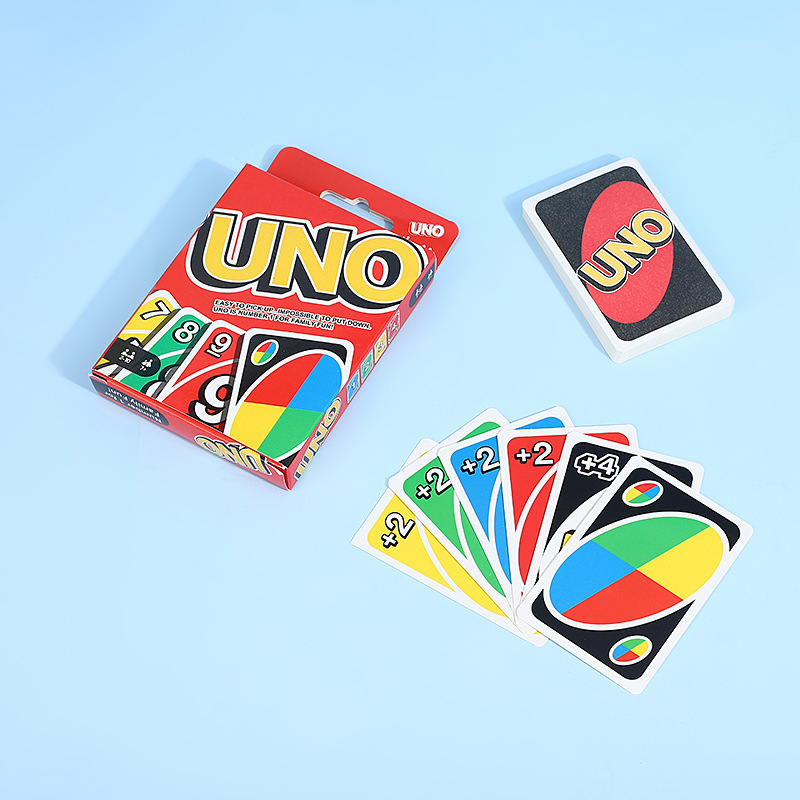 Hot Selling English Version Unos Flip Card Party Playing Tabletop Game Cards For Kids Adults Developmental Toy