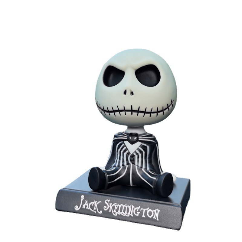 Anime Accessories Ornaments Bobble Heads The Nightmare Before Christmas Jack Figure Toys