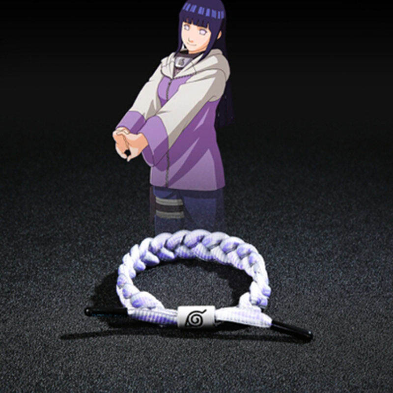 Anime Peripheral Handmade Adjustable Sasuke Kakashi Braided Weave Bracelet