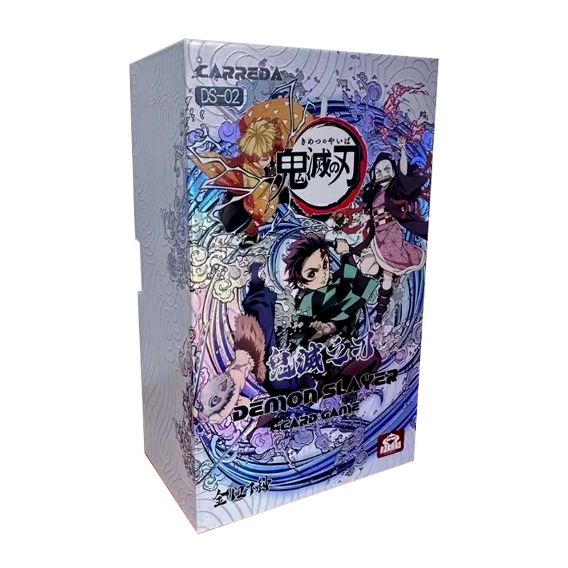 Japanese Anime Wholesale Game Cards Thickened TR 3D Demon Slayer Anime Collection Cards