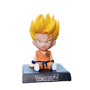 Anime Accessories Ornaments Bobble Heads Dragon Balls Super Saiyan Goku Figure