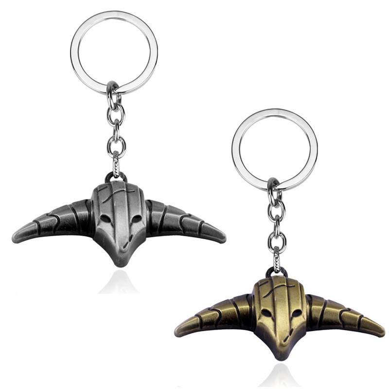 Gaming Peripherals Anime DOTA2 Immortal Shield Dodge Talisman Butterfly Sword Weapon Alloy Necklace Keychain