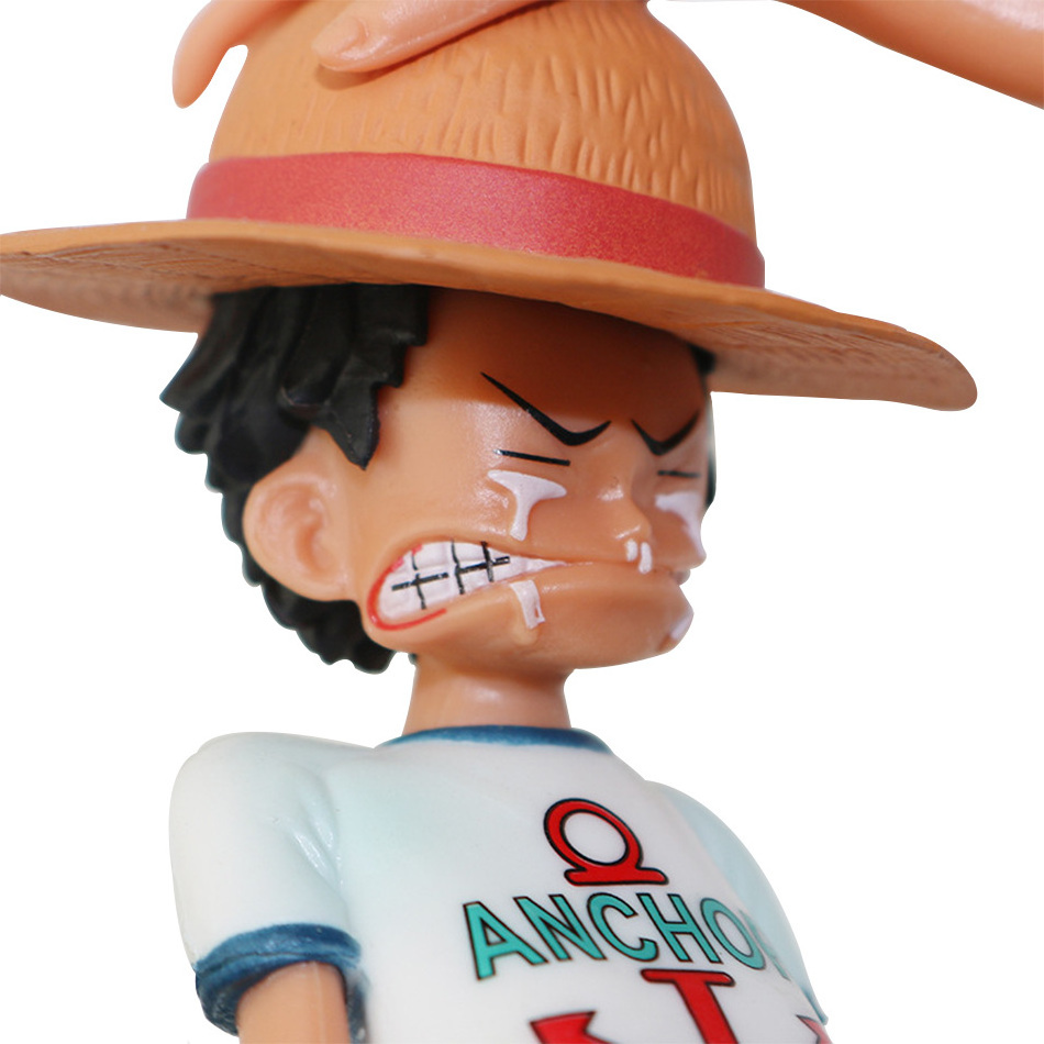 Cartoon Figures Shanks Luffy Decor Toy Model PVC Anime One Pieces Action Figure