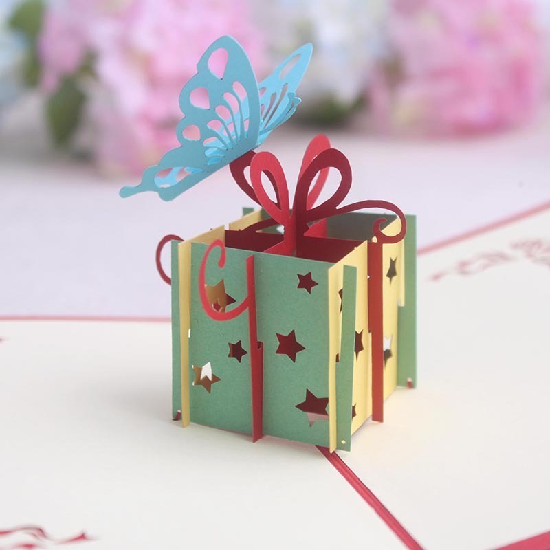 Handmade Festival 3D Pop Up Greeting Card