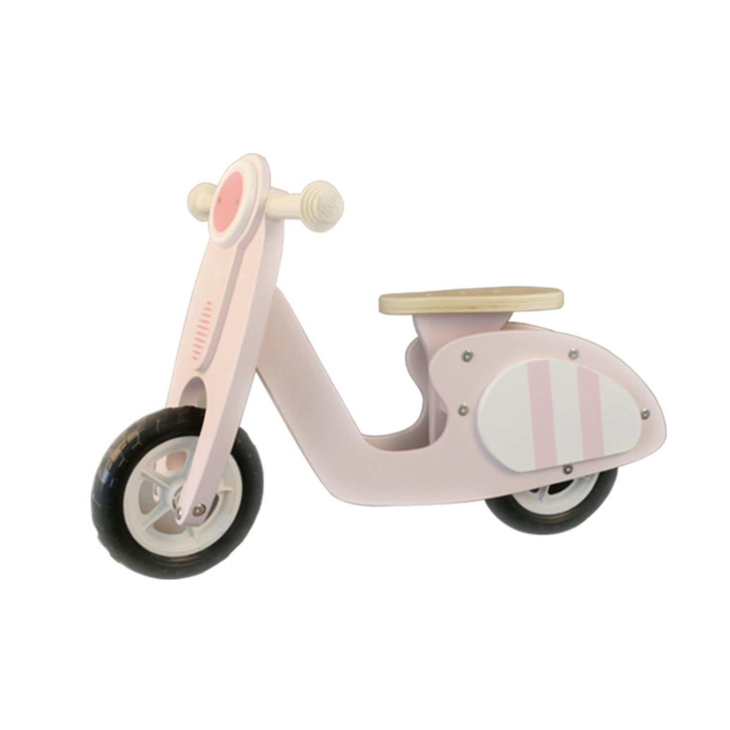 Children's Sport Toys Pink Color Kids Wooden Bike Wooden Running Balance Bike Toy For Toddlers