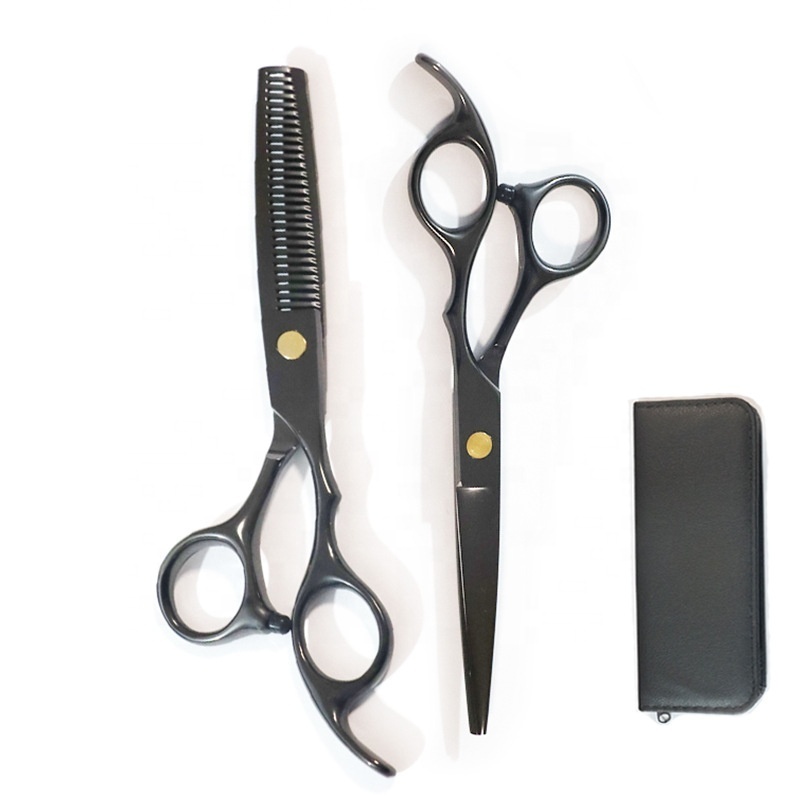 11PCS Hair Scissor Set Profession Hairdressing Razor Comb Kit Barber Hair Cutting Thinning Scissors Shears Barber Haircut Set