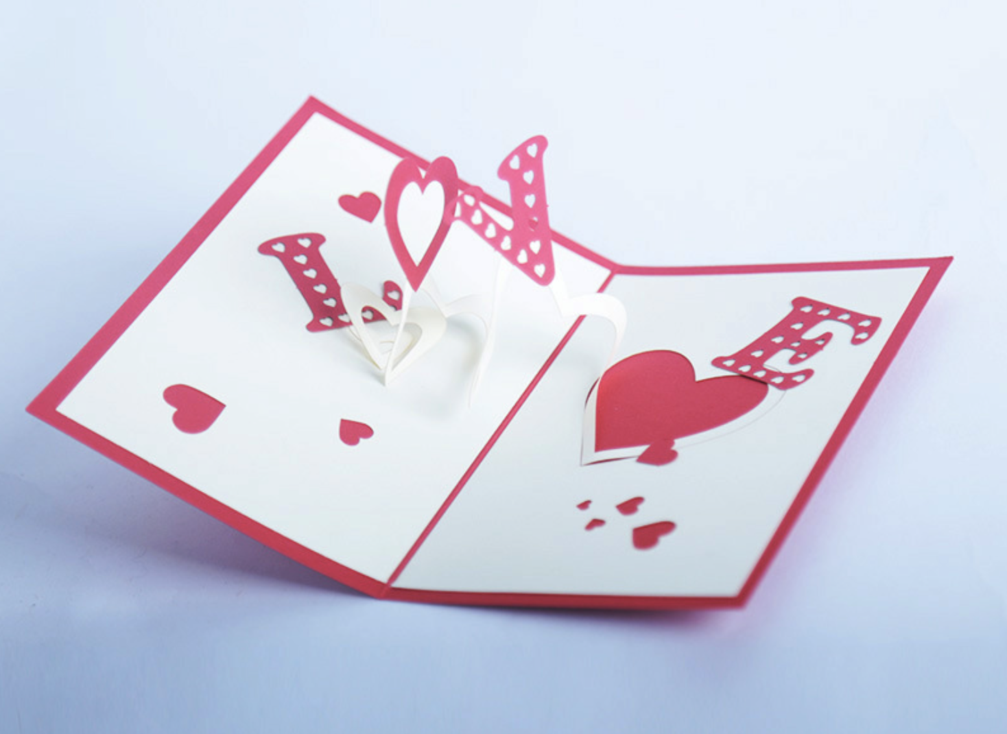 Custom Design 3d Pop Up Cards Greeting Paper Card Laser Cut Wedding Invitation Card