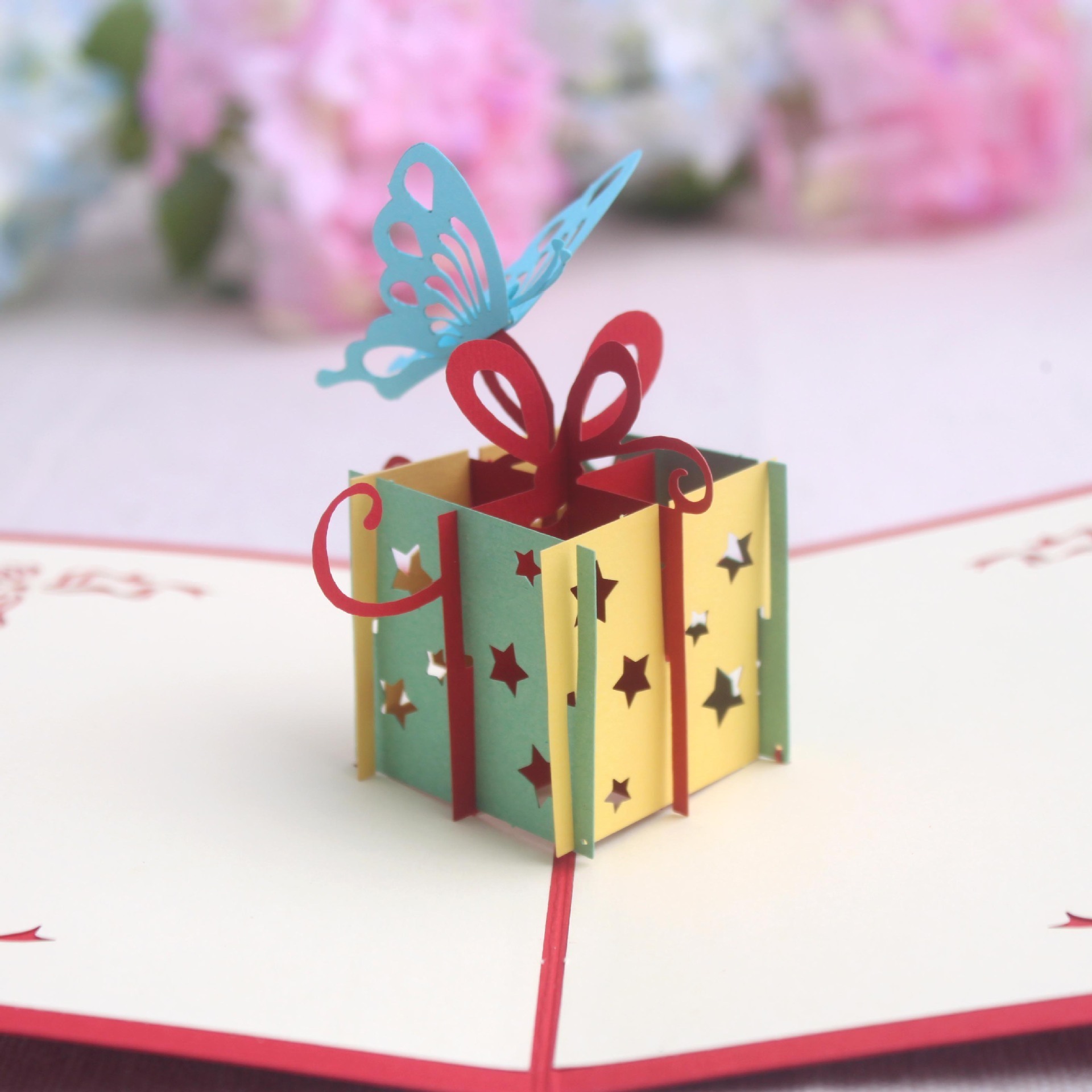 Handmade Festival 3D Pop Up Greeting Card