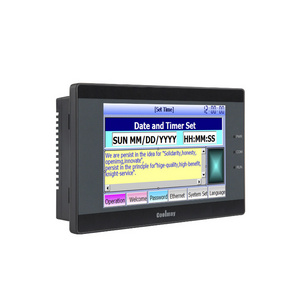 5 inch single industrial control touch screen monitor RS232/RS485 supports MODBUS