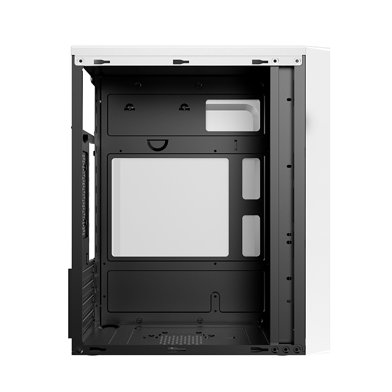 Hot selling COOLMOON desktop case MATX/ITX Mesh panel with side Window computer cabinet mid tower pc case gaming computer cases