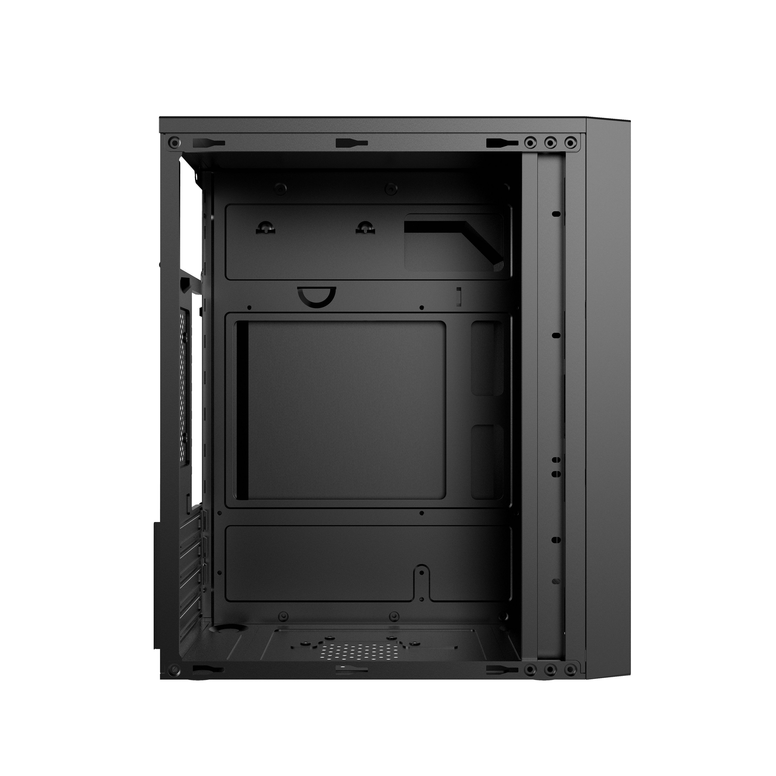 COOLMOON Cheap Price Computer Case Desktop Business Office Simple Design Micro ATX Case Wholesale Black Mini ITX Case