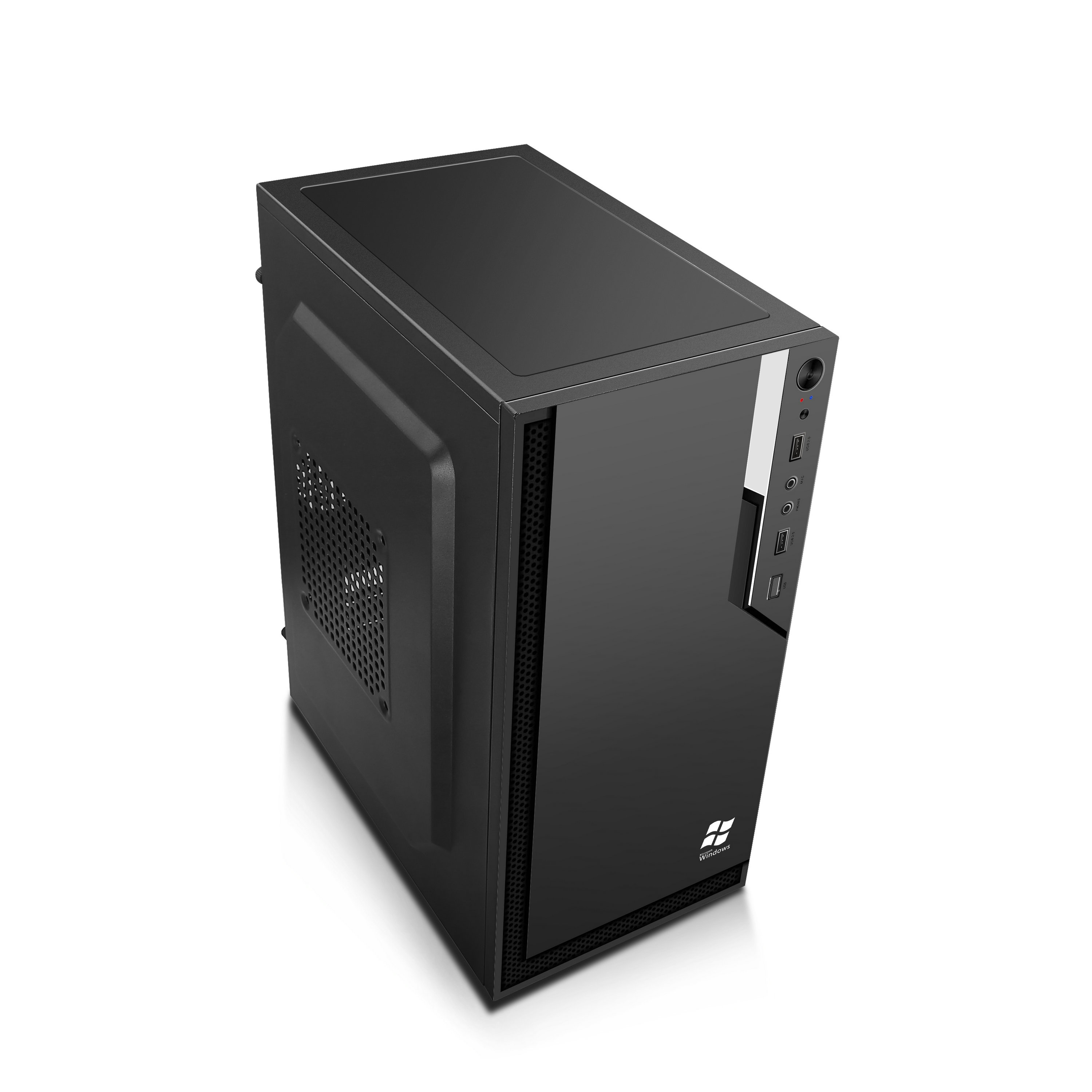 COOLMOON Cheap Price Computer Case Desktop Business Office Simple Design Micro ATX Case Wholesale Black Mini ITX Case