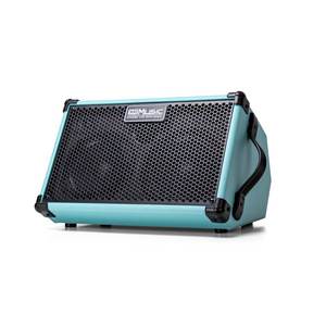 80-Watt Professional Speaker Box Outdoor Amplifier Rechargeable Busking Speaker with Microphone Input for Karaoke