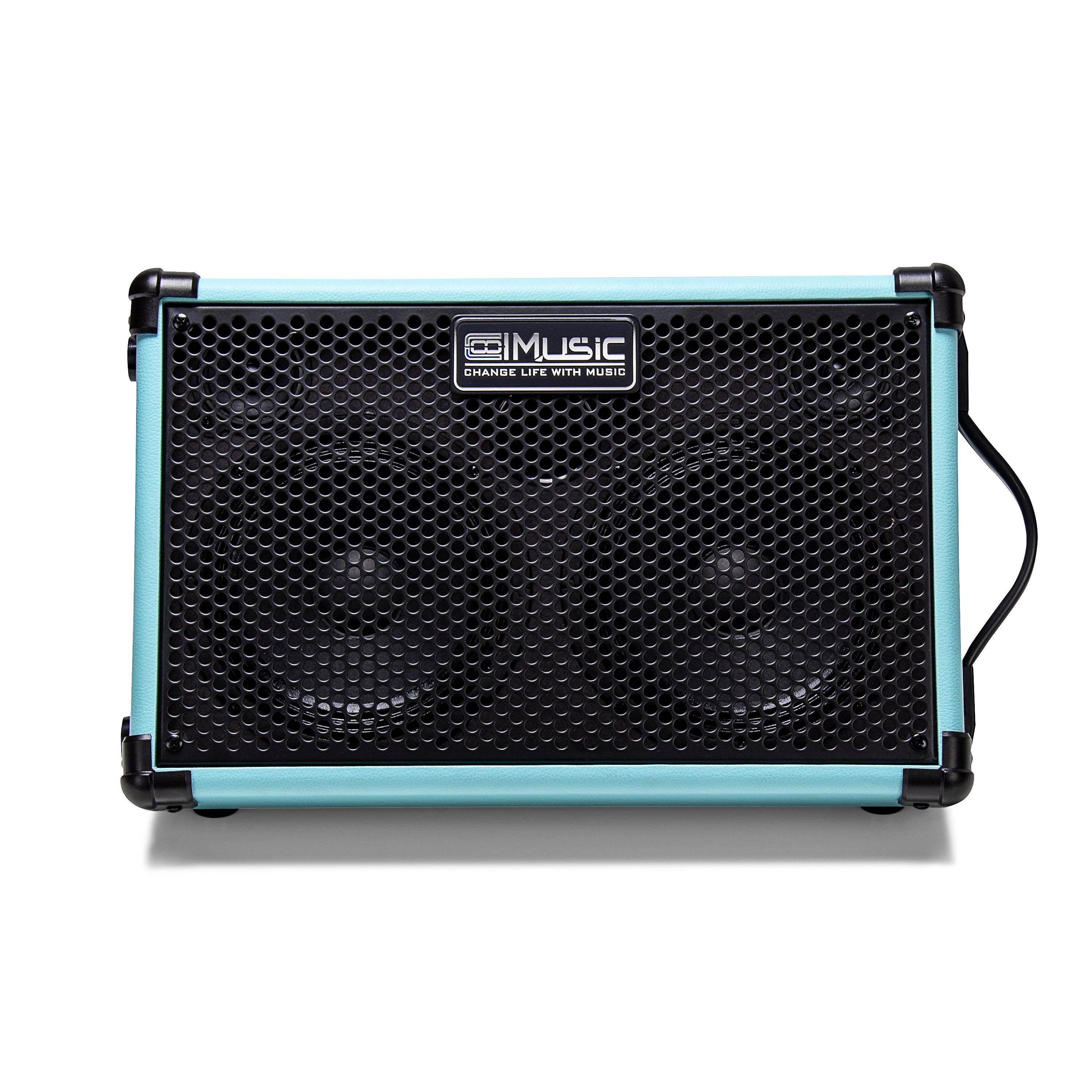 80-Watt Professional Speaker Box Outdoor Amplifier Rechargeable Busking Speaker with Microphone Input for Karaoke