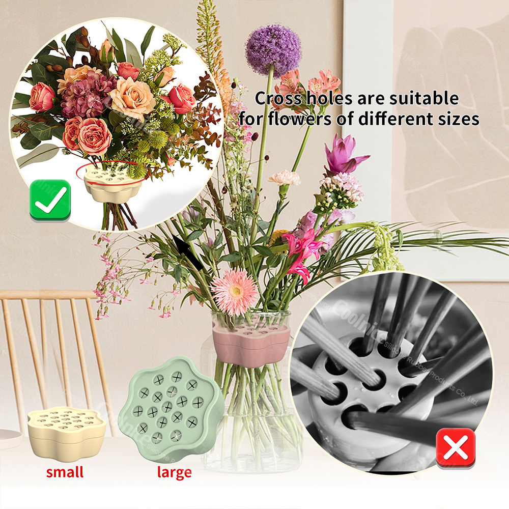 Tik Tok 2024 New Arrival Spiral Flower Stem Holder Ikebana Flower Arrange DIY Bouquet Garden Supplies Stem Holder for Vases