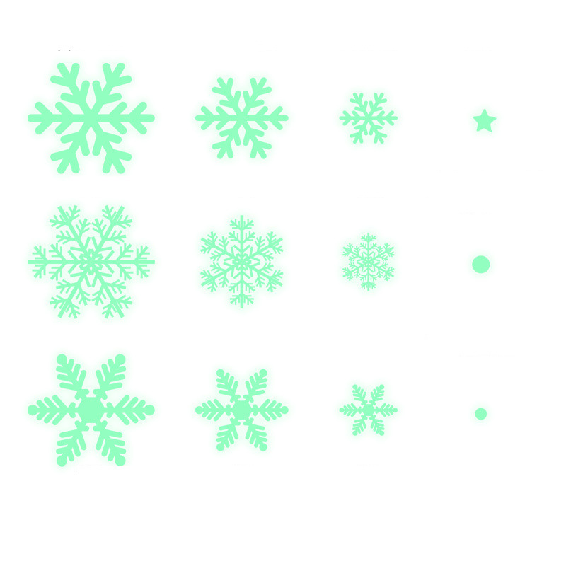 Christmas Frozen Theme Party Snowflake Window Sticker Decal Winter Holiday Christmas Decor for Party