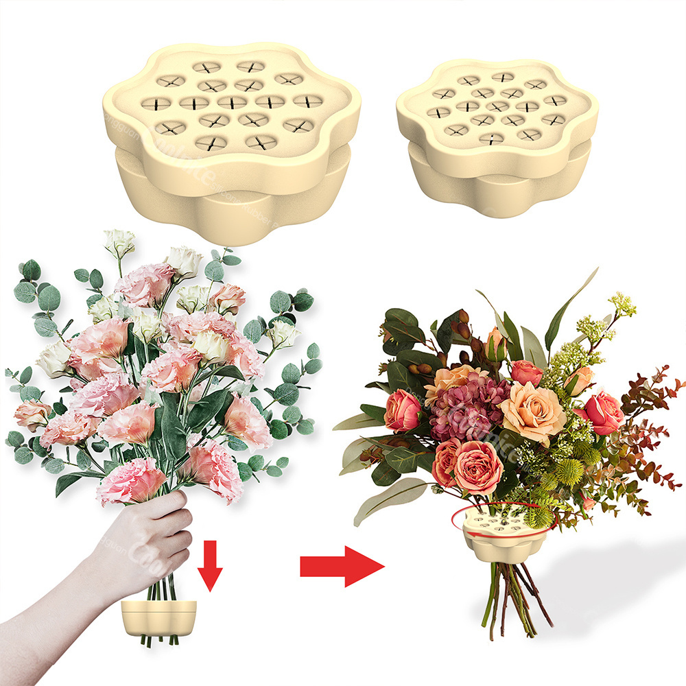 Tik Tok 2024 New Arrival Spiral Flower Stem Holder Ikebana Flower Arrange DIY Bouquet Garden Supplies Stem Holder for Vases