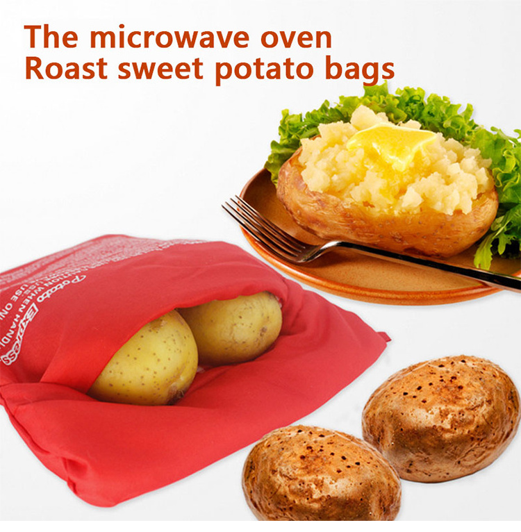 Microwave Oven Potato Cooker Bag Baked Microwave Cooking Potato Quick Fast kitchen accessories for potato  bags