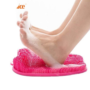 Shower Foot Scrubber Brush Cleaner Massager Silicone Foot Cleaner