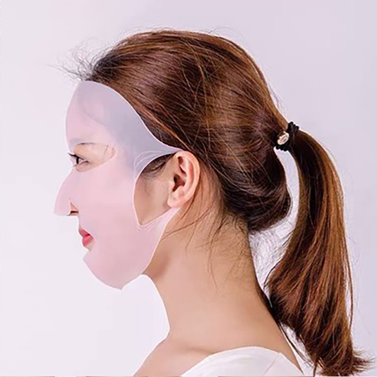 Hot Skin Care Tool 3D Reusable Silicone Face Mask Beauty Sheet Facial Mask Accept Customization