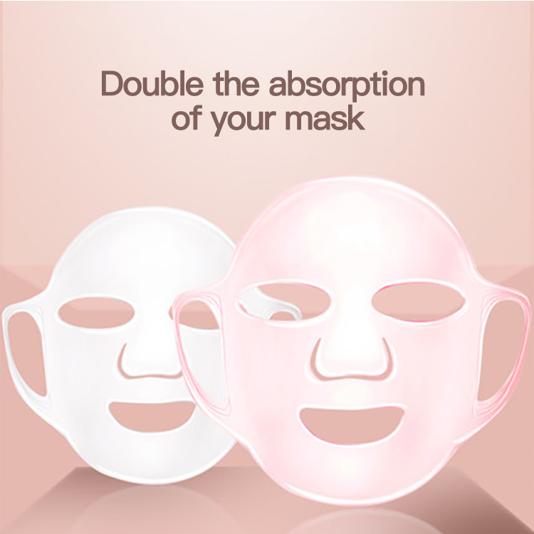 Hot Skin Care Tool 3D Reusable Silicone Face Mask Beauty Sheet Facial Mask Accept Customization