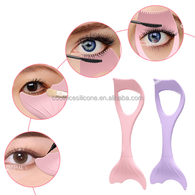 Multifunction Eye Makeup Auxiliary Guard Tool, Mascara and Eye shadow Shield Applicator Guard Pads Mascara Guard