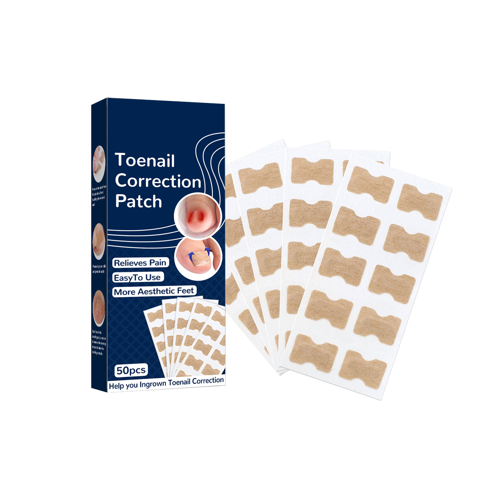 Ingrown Toenail Treatment Ingrown Toenail Removal Kit with Pedicure Toenail Corrector Patch