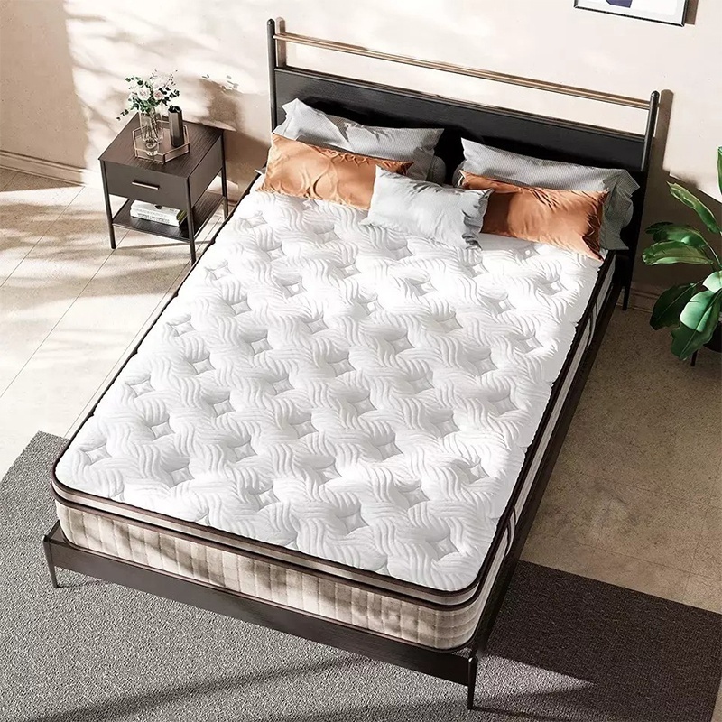 Rolling Box Pocket Spring Mattress with Gel Memory Foam Mattress for sale King size Queen size Korean Mattress