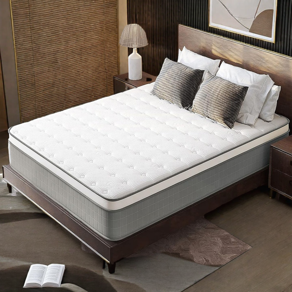 Cal King Twin Queen Size Bed Double Sleeping Well Single Double Pillow Top Memory Foam Pocket Spring Mattress Mattresses Price