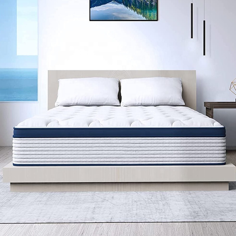 Roll-Up Hybrid Memory Foam Latex Comfort Double Bed Mattress Multilayer Compressed Folding for King Size Home Furniture