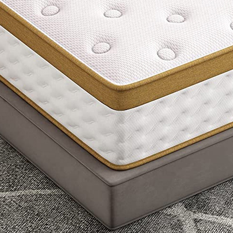 8 Inch High Quality Orthopedic Foam Customized Mattress Full King Size Roll Up Mattress Good Quality Cheap Box Spring Mattress