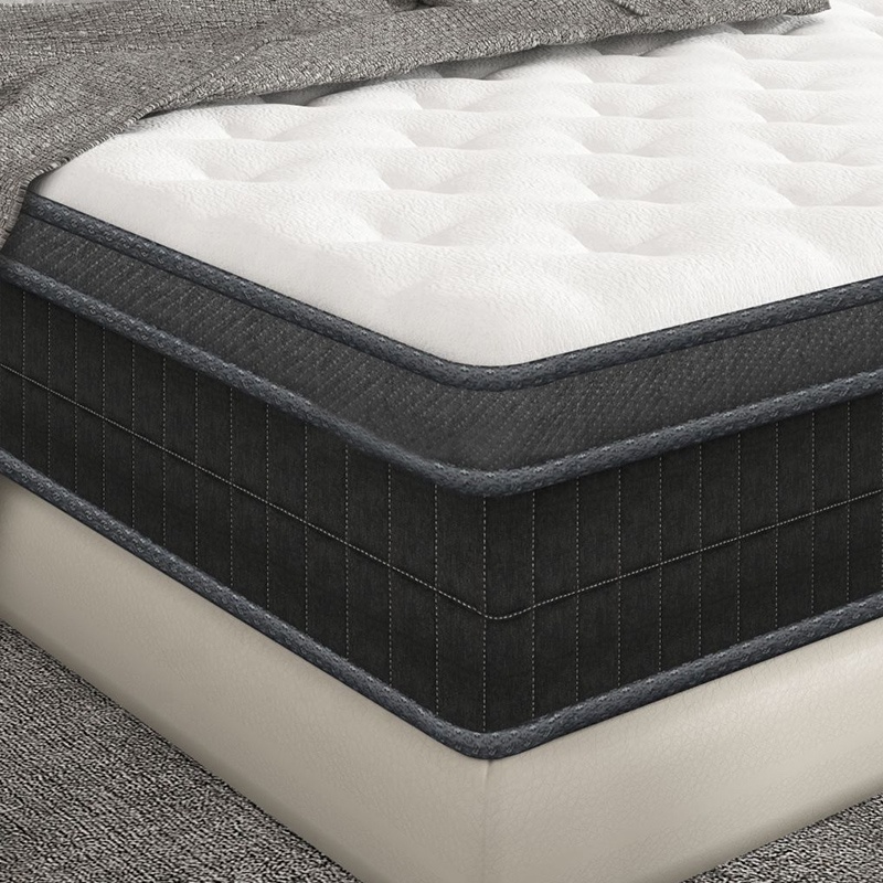 Professional Chinese Manufacturer's Single King Mattress Soft Foam Pocket Spring Certipur-US Port Bed Knitted Fabric Memory Foam