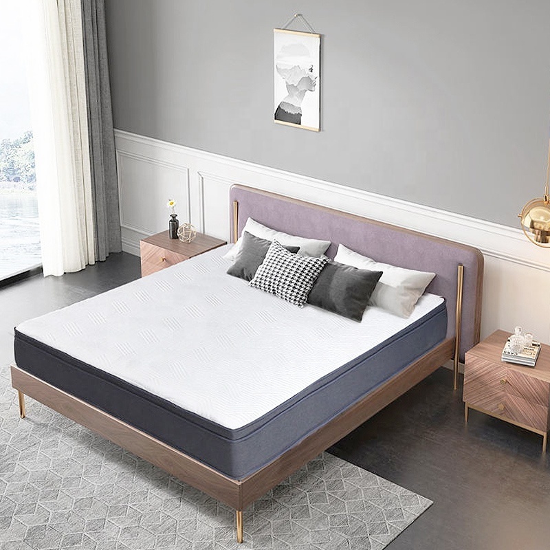 12-Inch Super King Size Orthopedic Mattress in a Box Double-Side Pocket Spring with Memory Foam Hybrid Bedroom Mattress